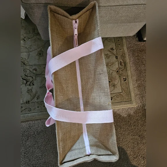 Brown and Pink Tote Bag - Picture 7 of 8